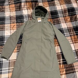 Patagonia Green Ski & Snow Jacket with Hood and Long Length